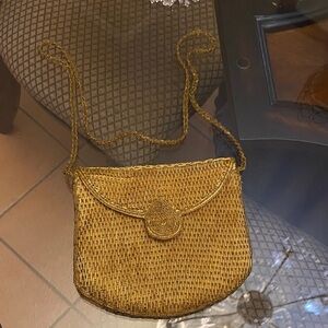 Elegant Gold Crossbody Bag